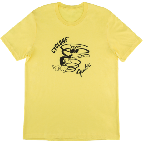 FENDER Fender® Cyclone T-Shirt, Yellow, XL