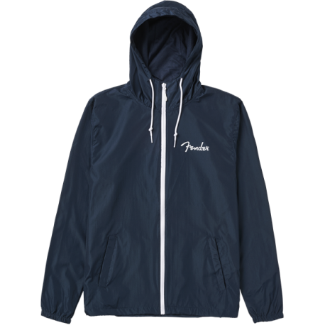 FENDER Fender® Spaghetti Logo Windbreaker, Navy, S