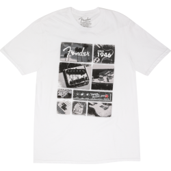 FENDER Fender® Vintage Parts T-Shirt, White, S