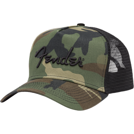 FENDER Camo Snapback Hat