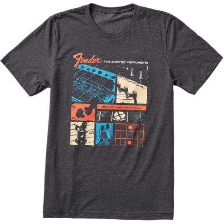 FENDER Fender® Jaguar® T-Shirt, Dark Gray, XXL