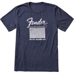 FENDER Fender® Deluxe Reverb® T-Shirt, Blue, S