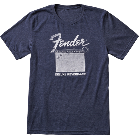 FENDER Fender® Deluxe Reverb® T-Shirt, Blue, M