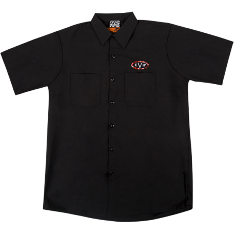 EVH EVH® Woven Shirt, Black, L