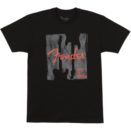 FENDER Fender® Built To Inspire Men's T-Shirt, Black, S