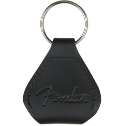 FENDER Fender™ Leather Pick Holder Keychain, Black