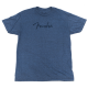 FENDER Fender® Distressed Logo Premium T-Shirt, Blue Heather, S