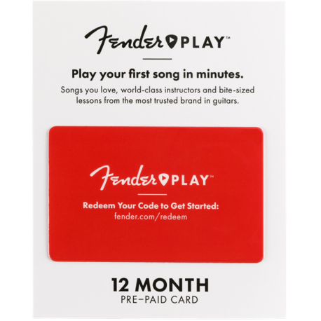 FENDER Fender Play 12 Month Subscription Prepaid Card (Euro)