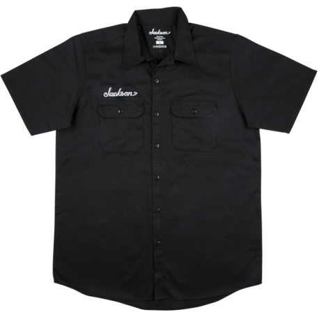 JACKSON Jackson® Logo Men's Work Shirt, Black, XL