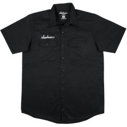 JACKSON Jackson® Logo Men's Work Shirt, Black, M