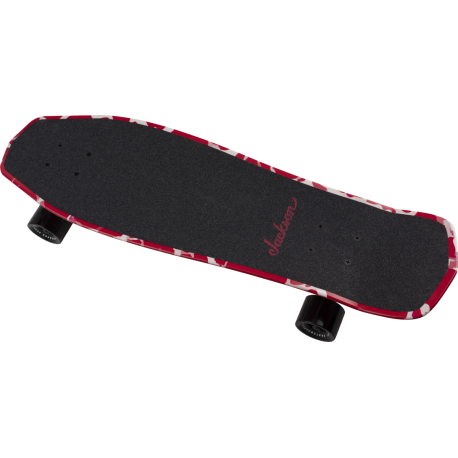 JACKSON Jackson® Red and White Crackle Skateboard