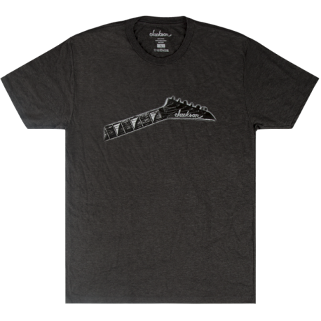 JACKSON Jackson® Headstock T-Shirt, Gray, XL