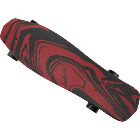 JACKSON Jackson® Swirl Skateboard, Red and Black