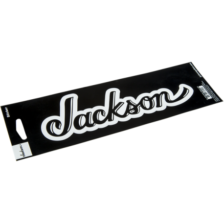 JACKSON Jackson Vinyl Sticker, Black