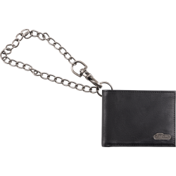 JACKSON Jackson® Limited Edition Leather Wallet with Chain, Black