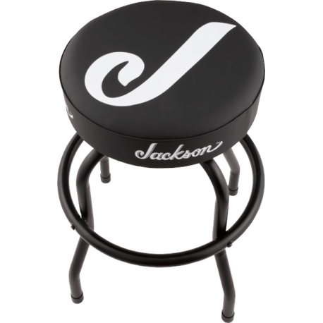JACKSON Jackson® J Logo Barstool, Black and White, 24"