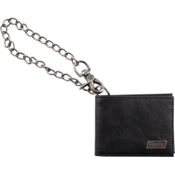BIGSBY Bigsby® Limited Edition Leather Wallet with Chain, Black