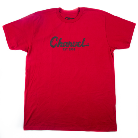 CHARVEL Charvel® Toothpaste Logo Men's T-Shirt, Red, XXL