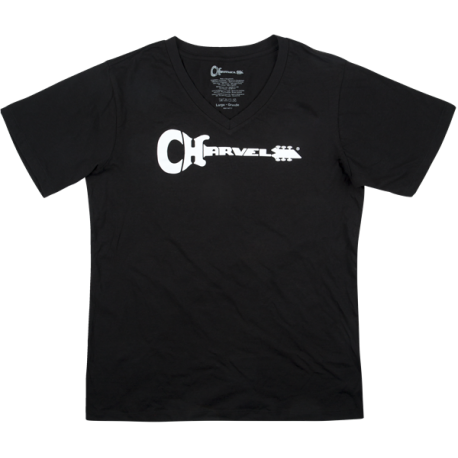 CHARVEL Charvel® Guitar Logo Ladies T-Shirt, Black, S