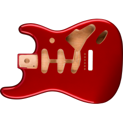 FENDER Classic Series 60's Stratocaster® SSS Alder Body Vintage Bridge Mount, Candy Apple Red