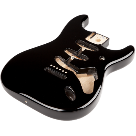 FENDER Classic Series 60's Stratocaster® SSS Alder Body Vintage Bridge Mount, Black