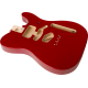 FENDER Deluxe Series Telecaster® SSH Alder Body Modern Bridge Mount, Candy Apple Red