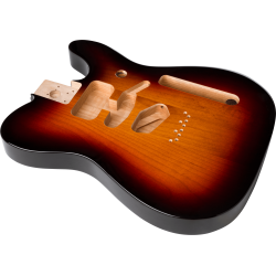 FENDER Deluxe Series Telecaster® SSH Alder Body Modern Bridge Mount, 3-Color Sunburst