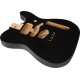 FENDER Deluxe Series Telecaster® SSH Alder Body Modern Bridge Mount, Black