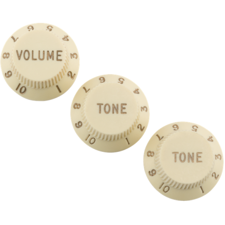 FENDER Road Worn® Strat® Knobs Aged White