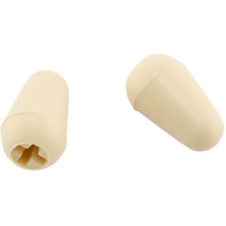 FENDER Road Worn® Stratocaster® Switch Tip, Aged White (2)