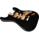 FENDER Deluxe Series Stratocaster® HSH Alder Body 2 Point Bridge Mount, Black