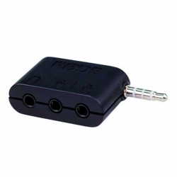 RODE SC6 Câble jack 3,5mm pour Smartphone TRRS avec entrée micro TRRS et sortie casque TRS