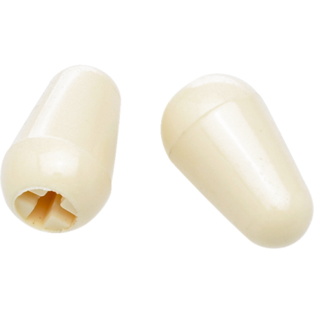 FENDER Stratocaster® Switch Tips, Aged White (2)
