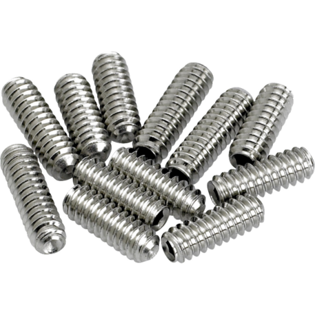 FENDER American Vintage Stratocaster®/Telecaster® Bridge Saddle Height Adjustment Screws (12) (Nickel)