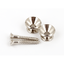 FENDER Pure Vintage Strap Buttons, Nickel (2)