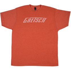 GRETSCH Gretsch® Logo T-Shirt, Heather Orange, S