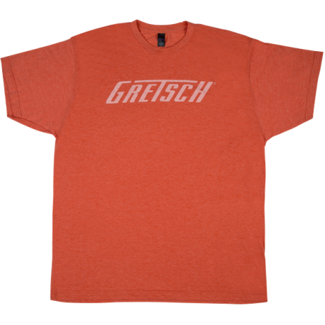 GRETSCH Gretsch® Logo T-Shirt, Heather Orange, S