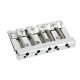 FENDER Fender® HiMass™ 5-String Bass Wide Bridge Assembly With Zinc Saddles, Chrome