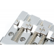 FENDER Fender® HiMass™ 4-String Bass Bridge Assembly With Zinc Saddles, Chrome