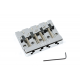 FENDER Fender® HiMass™ 4-String Bass Bridge Assembly With Zinc Saddles, Chrome