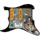 FENDER Pre-Wired Strat Pickguard, Shawbucker Bridge/Gen 4 Noiseless Neck/Middle HSS, Black 11 Hole PG
