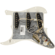 FENDER Pre-Wired Strat Pickguard, Original '57/'62 SSS, Parchment 11 Hole PG