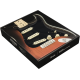 FENDER Pre-Wired Strat Pickguard, Original '57/'62 SSS, Black 11 Hole PG