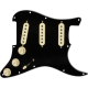 FENDER Pre-Wired Strat Pickguard, Vintage Noiseless SSS, Black 11 Hole PG