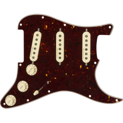 FENDER Pre-Wired Strat Pickguard, Vintage Noiseless SSS, Tortoise Shell 11 Hole PG