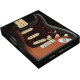 FENDER Pre-Wired Strat Pickguard, Tex-Mex SSS, Tortoise Shell 11 Hole PG