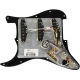 FENDER Pre-Wired Strat Pickguard, Tex-Mex SSS, Black 11 Hole PG