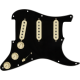 FENDER Pre-Wired Strat Pickguard, Custom Shop Custom '69 SSS, Black 11 Hole PG