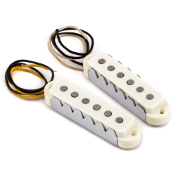 FENDER Pure Vintage '65 Jaguar® Pickup Set, Vintage White, (2)