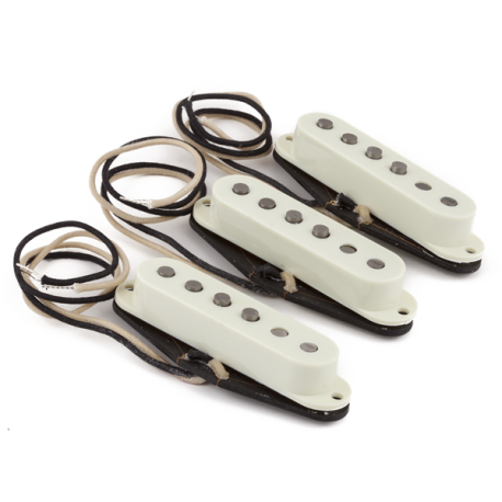 FENDER Pure Vintage '59 Strat® Pickup Set, Vintage White (3)